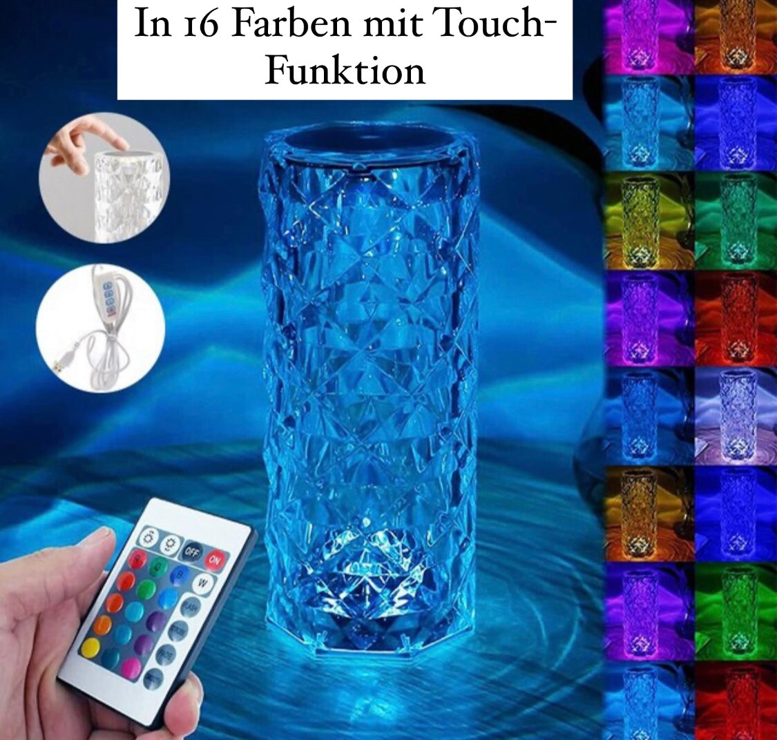 Crystal Lampe mit 16 Farben
