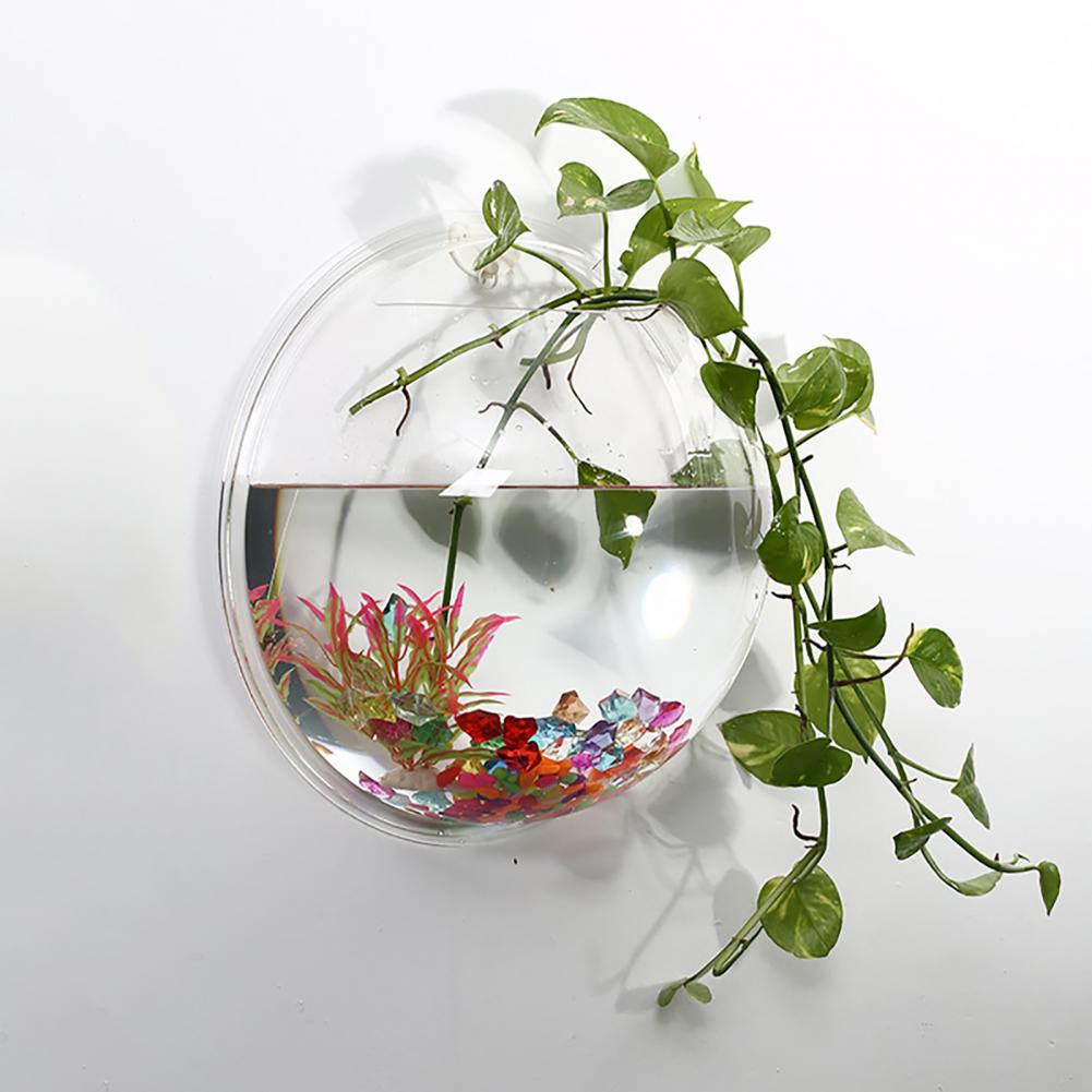 Transparente Acryl-Wandvase