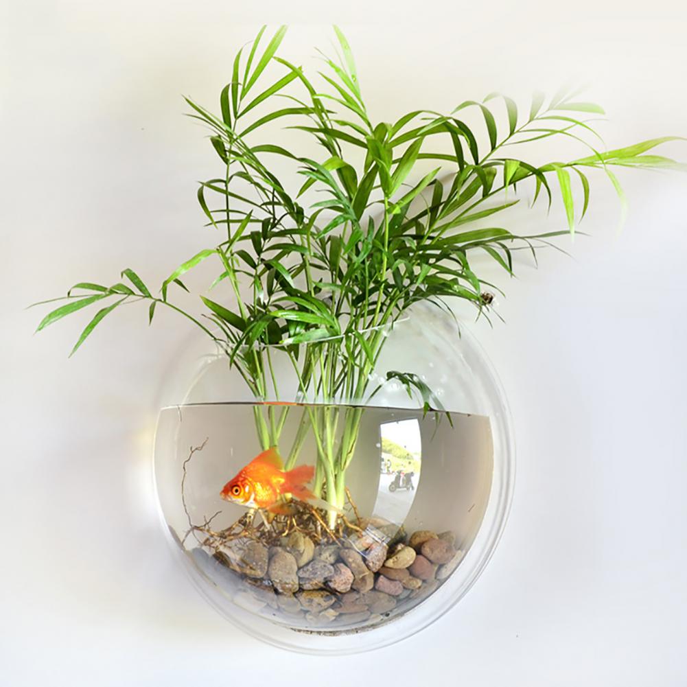 Transparente Acryl-Wandvase