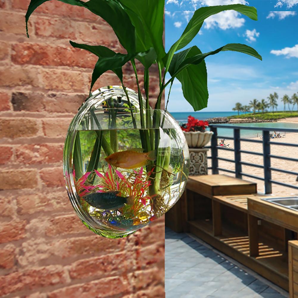 Transparente Acryl-Wandvase