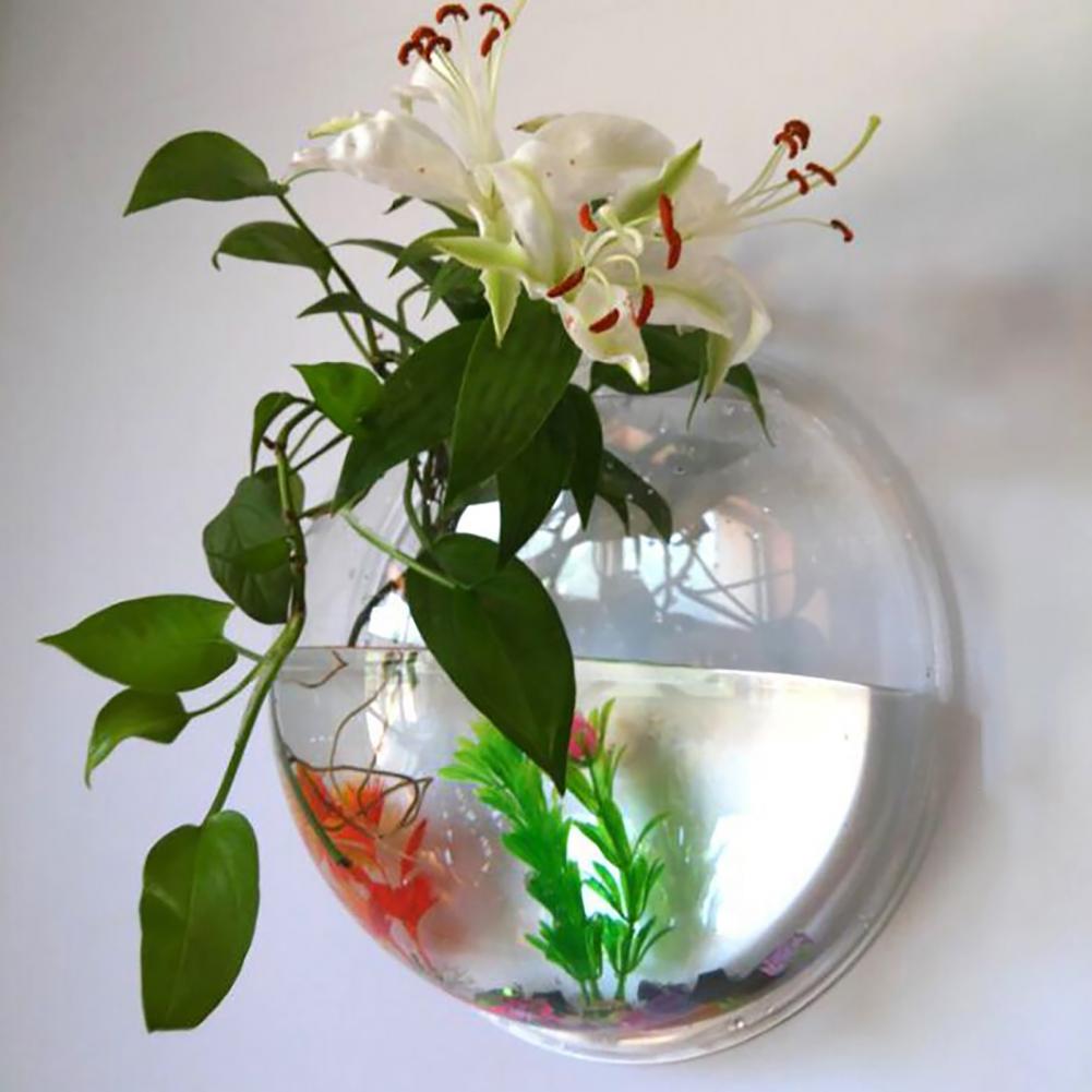 Transparente Acryl-Wandvase