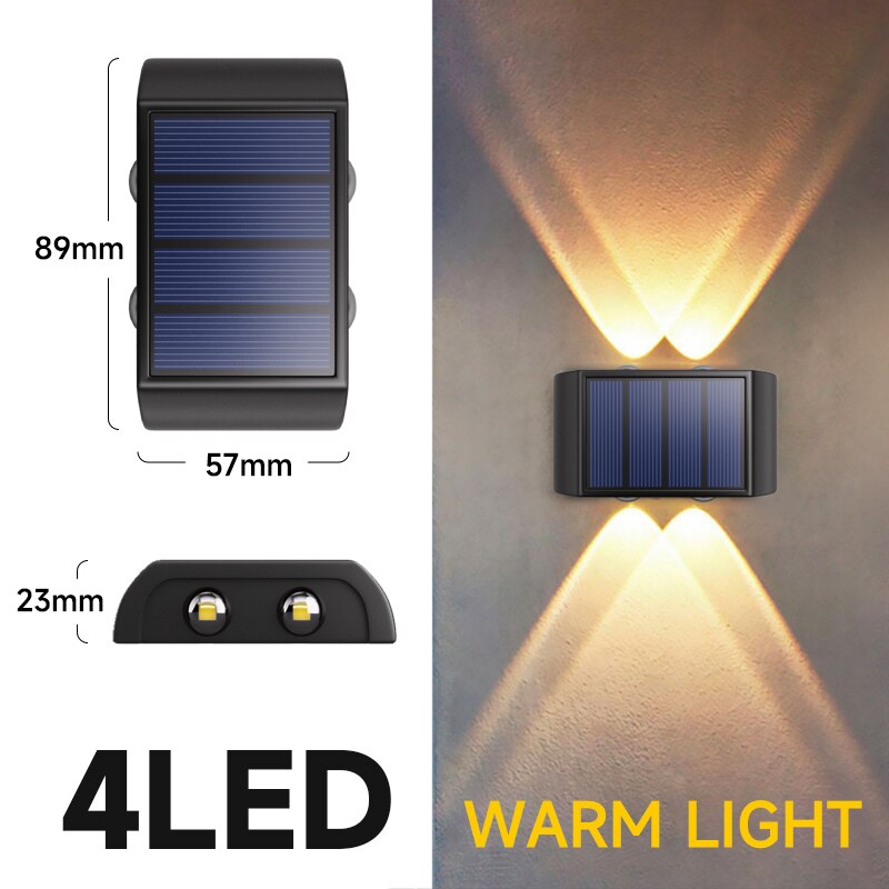 Solar-Wandleuchte