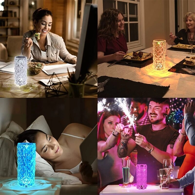 Crystal Lampe mit 16 Farben