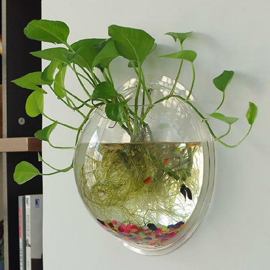 Transparente Acryl-Wandvase